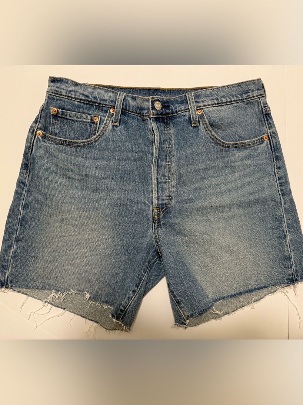 Levi's Blue Denim Jean Shorts